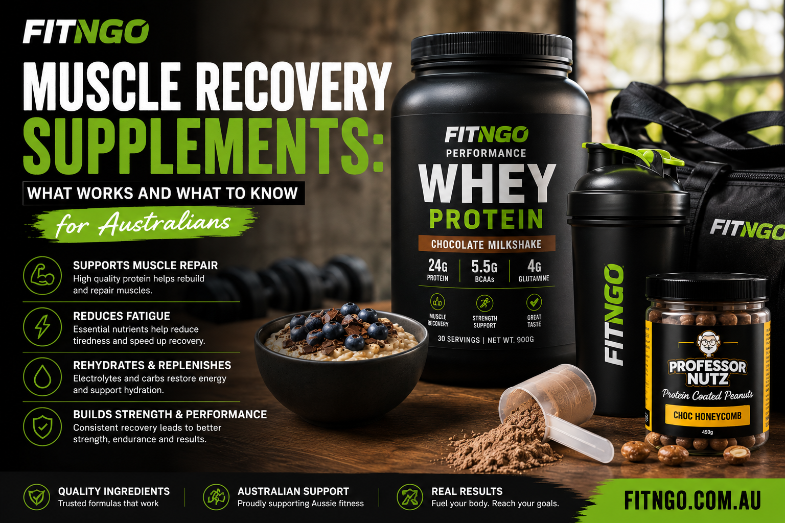 Muscle Recovery Supplements: What Works in Australia – Fit N GO Australia