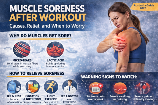 Muscle Soreness After Workout: Causes, Relief, and When to Worry (Australia Guide 2026)